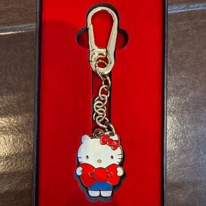 Lootcrate Hello Kitty Keychain/bag charm with Red Bow